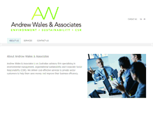 Tablet Screenshot of andrewwales.net